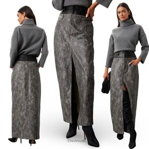 AFRM Easton Double Maxi Skirt Size 31 US Size 12